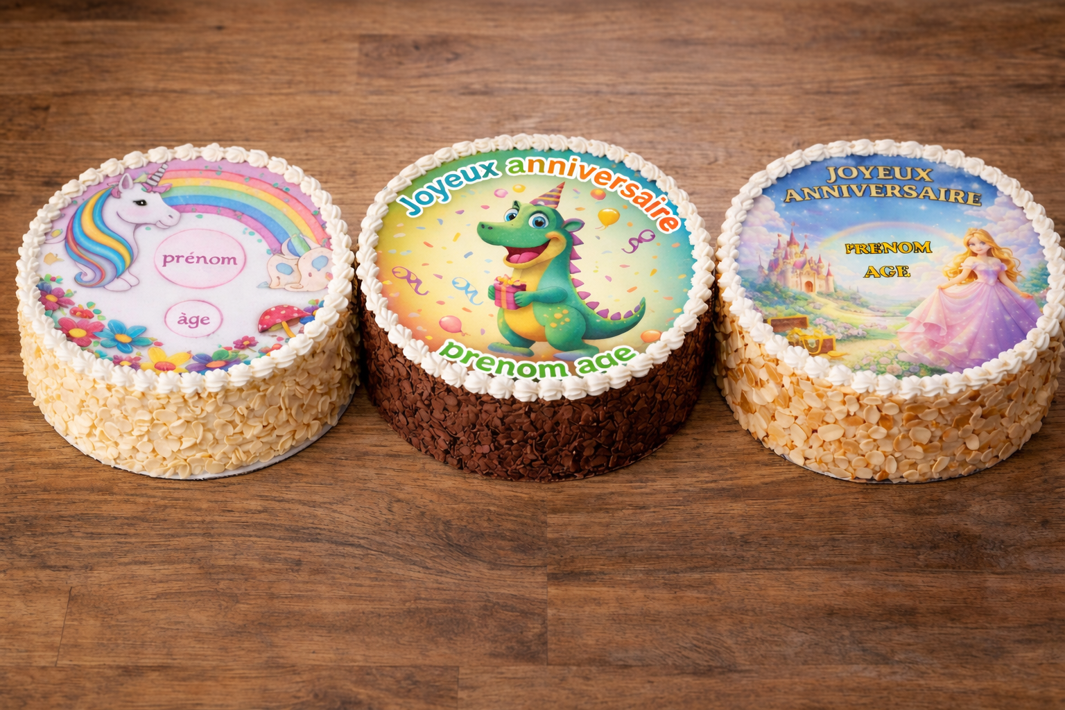 Format rond 20 cm