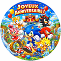 Photo Comestible - Sonic
