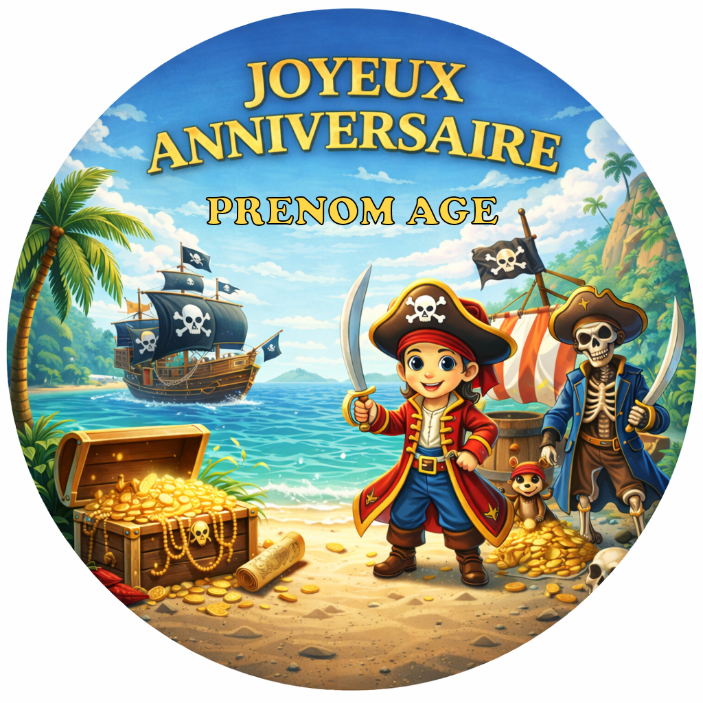 Photo Comestible - Pirates