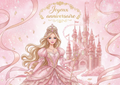 Photo Comestible - Princesse Rose Château