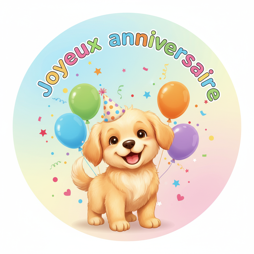 Photo Comestible - Animal Chien