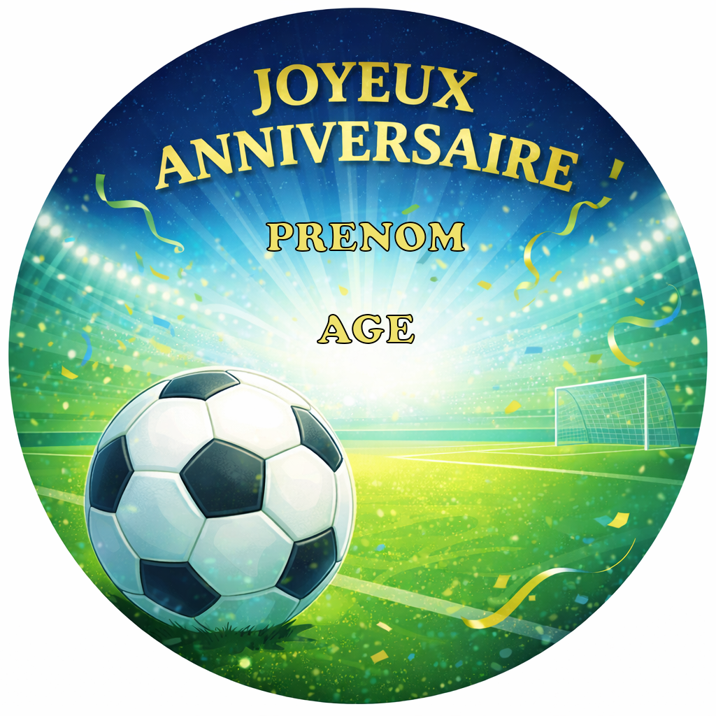 Photo Comestible - Foot Festif