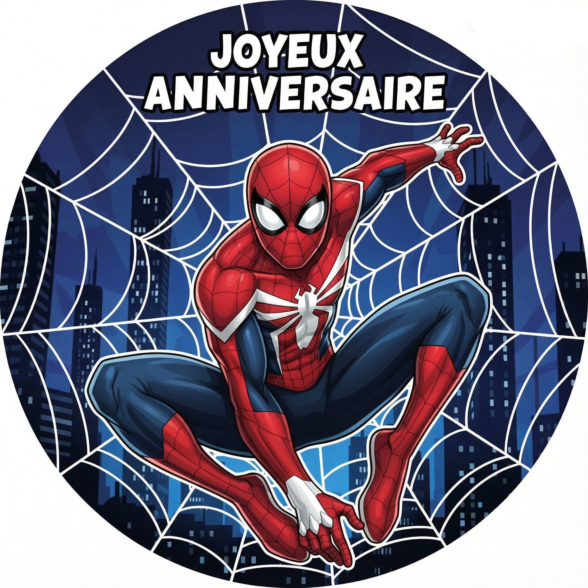 Photo Comestible - Super-héros Spiderman
